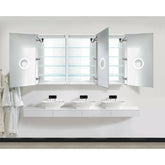 Krugg Svange 7242TLRR 72″ X 42″ LED Medicine Cabinet with Dimmer & Defogger SVANGE7242TLRR - Backyard Provider